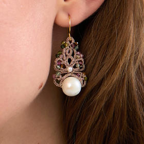 订购8周到｜Lorina Balteanu-GILLET-碧玺 耳环［法国设计师］