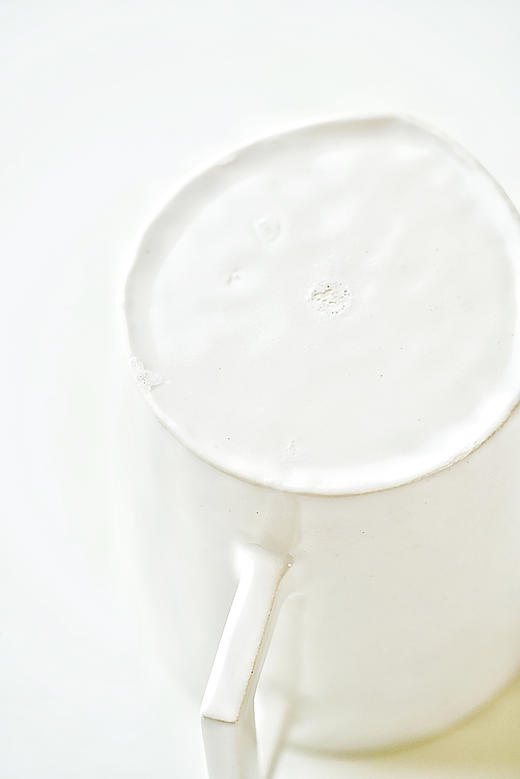 安藤雅信45手付片口 乳白亮釉 商品图3