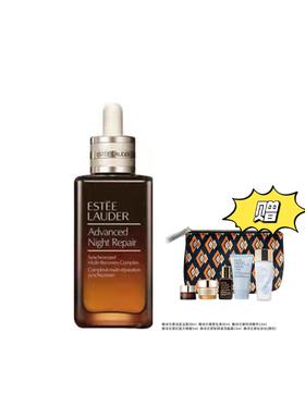 【限时特价】雅诗兰黛特润修护肌活精华露100ml 赠送限量旅行套装（赠送：洁面30ml+原生液30ml+精华15ml+眼霜5ml+面霜15ml+随机化妆包）