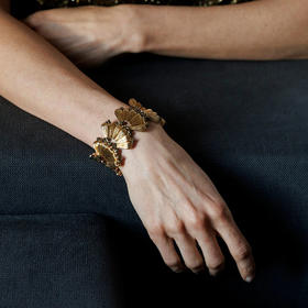 北京仓｜TATABORELLO-OCEANO-小扇子 波浪形 手镯［意大利设计师］