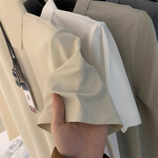 原799！2025冰肤速干无痕压胶!夏季轻商务休闲百搭短袖POLO衫男款！ 商品图3