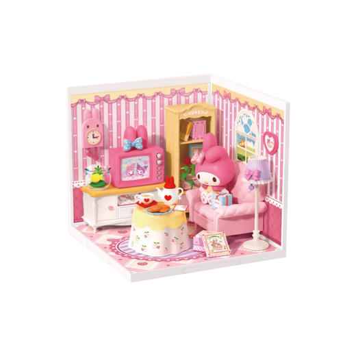 若来 超级世界创意摆件酷洛米萌趣奇妙夜4款小屋拼装女孩玩具 商品图0