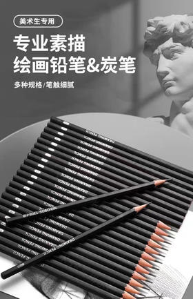 克里蒙素描绘画铅笔（规格可到店自选）