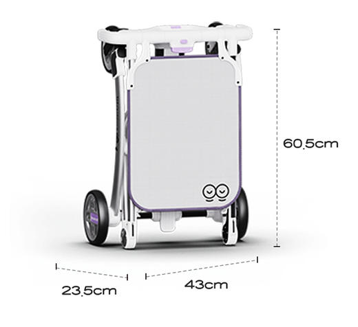 KP2儿童推车 黑色鎏金/酷酷灰/KK-89245/KK-89191 商品图4