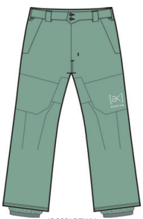 25/26BURTON雪服M AK GORE SWASH PT SOFT SAGE