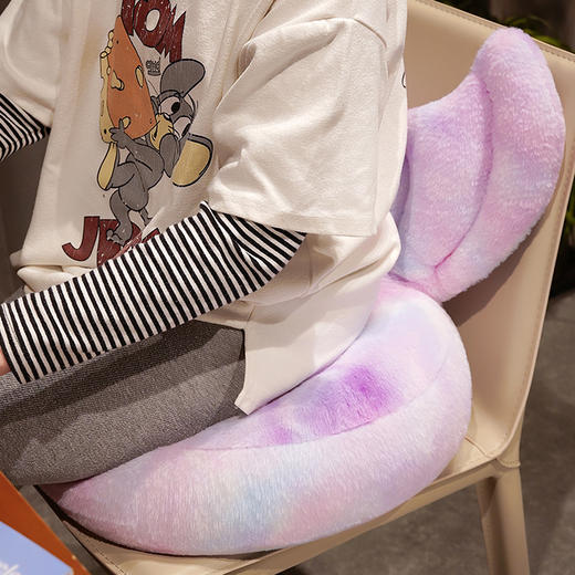 自然醒三维立体PP棉美人鱼圆饼坐垫地上懒人坐墩榻榻米卧室家用阳台飘窗加厚软垫QYL 商品图9