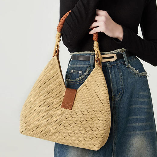 一体化编织环保飞织包SevenMolly小众设计师品牌 商品图0