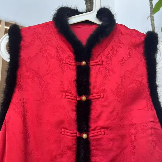 【线上专属】新岁·新中式马甲（24804176-朱砂） 商品图1