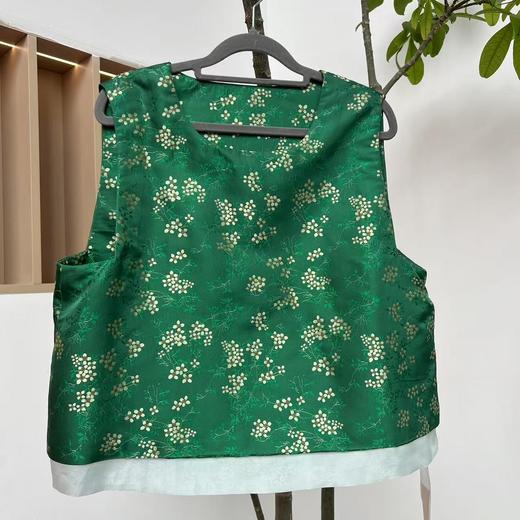 【抖音专属】新中式马甲（25704054-芰荷） 商品图0