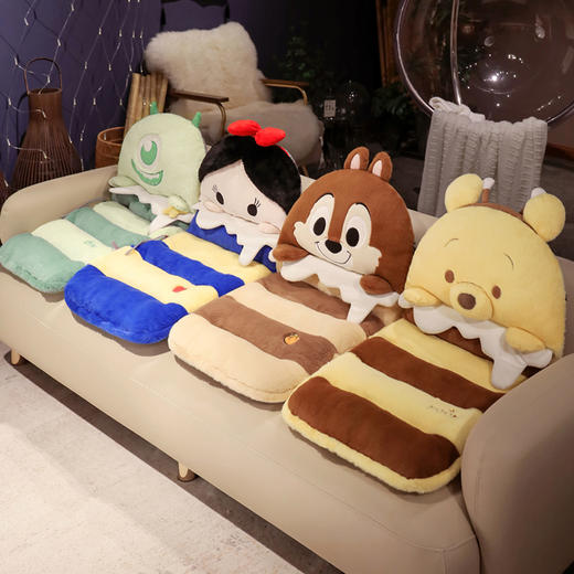 自然醒迪士尼系列连体坐垫靠背一体护腰垫学生教室宿舍座垫久坐神器QYL 商品图14