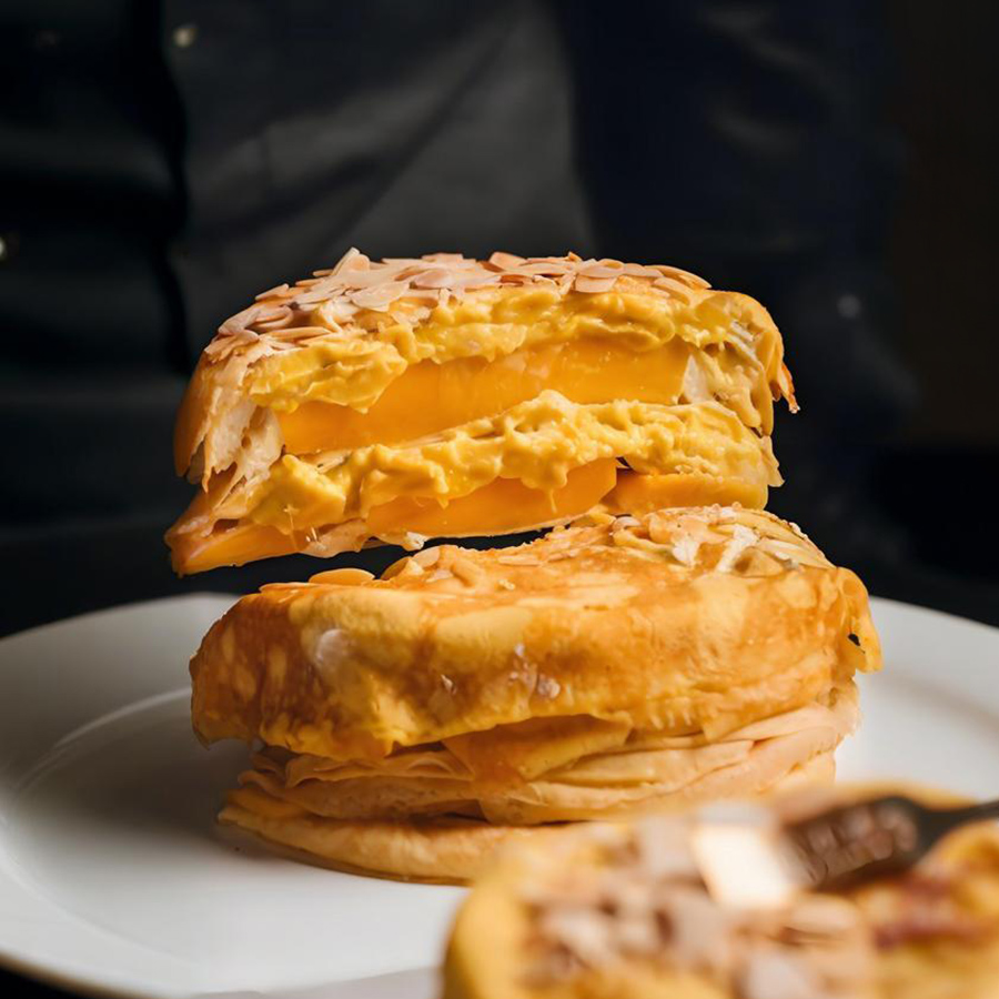 【小虎镇店爆款】芒果榴莲千层蛋糕