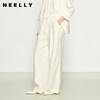 NEELLY纳俪商场同款春季新款宽松直筒时尚通勤长裤女随性休闲裤N25074H04423 商品缩略图0