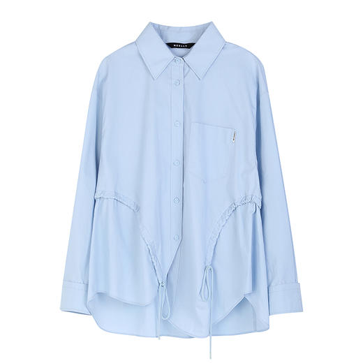 NEELLY纳俪商场同款春季新款时尚显白衬衫两件套女宽松出街套装N25074Z04560 商品图3