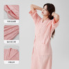 洁丽雅棉纱纱布抑菌浴袍女士家居服休闲衣服女装浴裙家用浴室洗澡 商品缩略图4