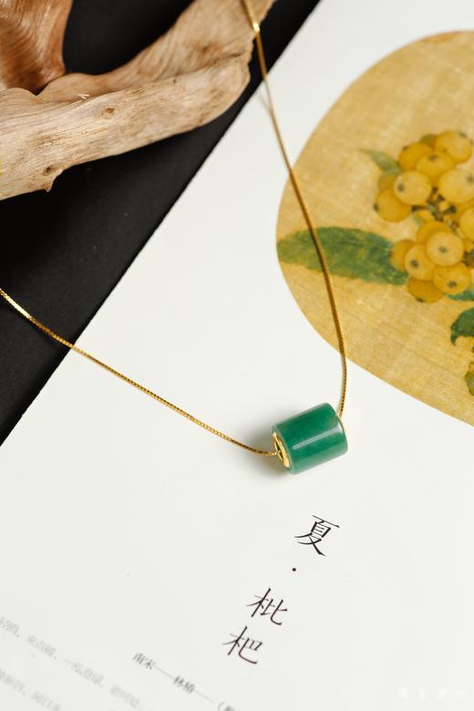 非洲纯翠飘花路路通足金吊坠招财翡翠 商品图11