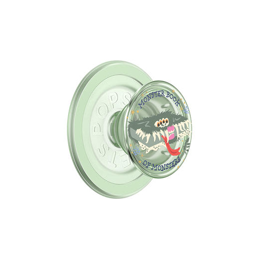 【哈利波特·魔法动植物】妖怪们的妖怪书·MagSafe圆啪嗒 MAGSAFE磁吸手机气囊支架 Round圆啪嗒系列 Harry Potter 绿色 商品图0