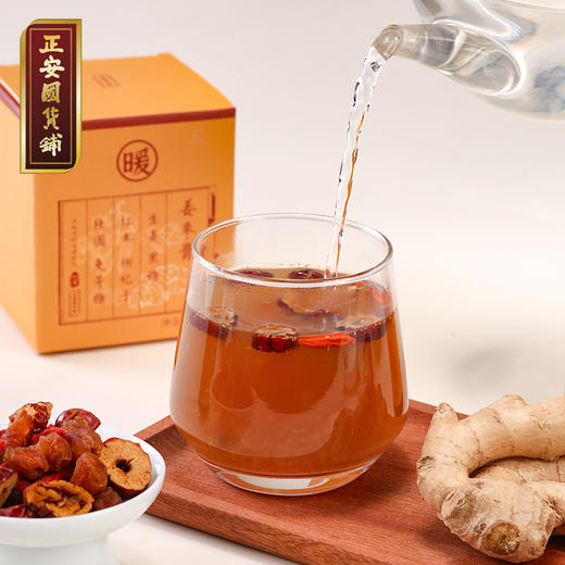 正安 温阳姜枣膏【福利品】 暖护身体保护阳气 怕冷可喝暖饮 六味草本暖心润护 九蒸九晒怀姜温而不燥 180g/盒（容量品质升级） 商品图4
