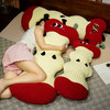自然醒大眼红苹果云朵长条睡觉抱枕长条夹腿毛绒玩具女生卧室靠枕玩偶娃娃礼物QYL 商品缩略图14