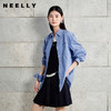 NEELLY纳俪商场同款秋季新款经典百搭设计感衬衫女学院风宽松外套N25072B01038 商品缩略图0