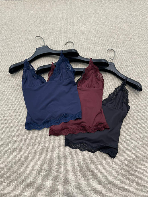 716-3 排他性独家圆正 skms 569 蕾丝吊带/短裤 家居休闲 套装 商品图6