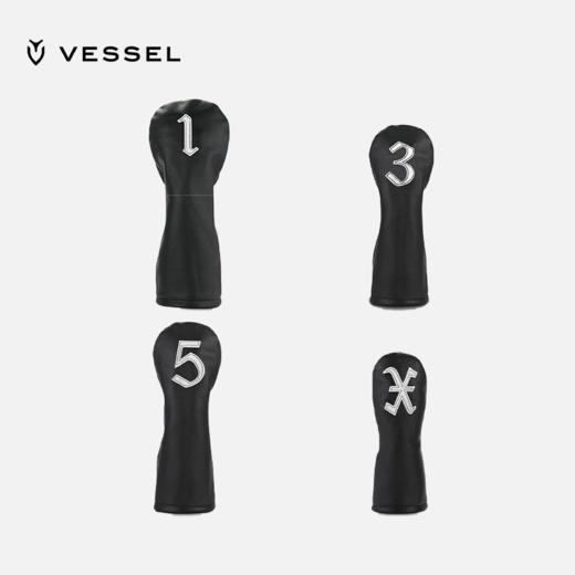 VESSEL 新款高尔夫球杆保护套 皮革防水泼推杆套 135X男女通用HC3 商品图0