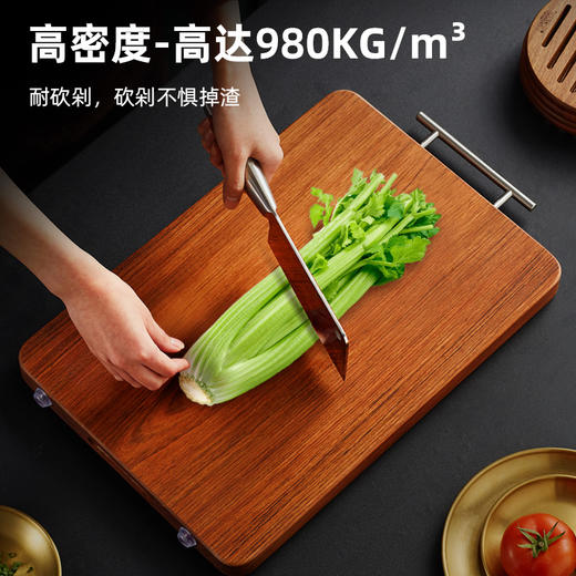 木雅轩·花梨木原木菜板，0漆、0蜡、0甲醛，进口珍贵花梨木整切打磨【G】 商品图3