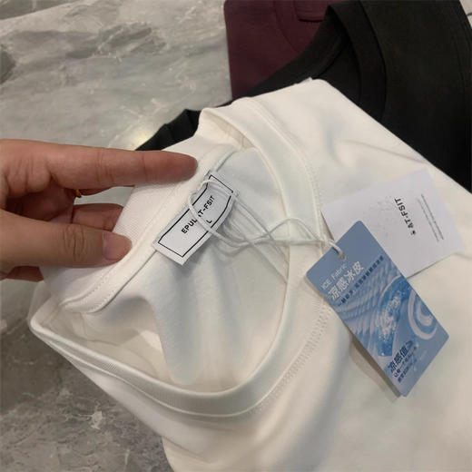 设计师线！2025双面水柔棉!凉感科技夏季男士印花休闲短袖T桖！ 商品图2