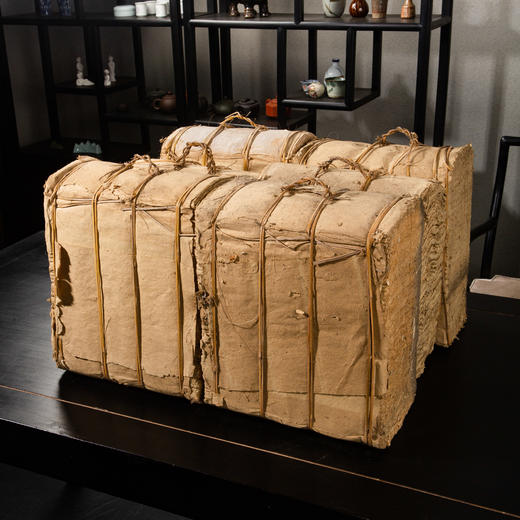 50-60年代原竹条捆绑老竹纸（一捆500-600张） 商品图0