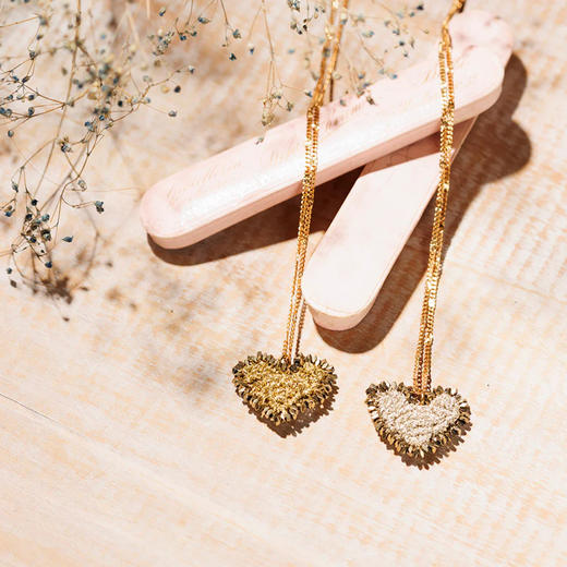 北京仓｜TATABORELLO-CHIPPED HEART-白金 项链［意大利设计师］ 商品图2