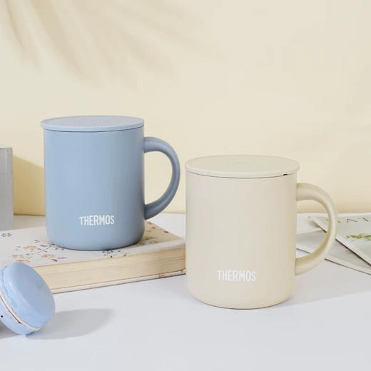 膳魔师马克杯水杯保温保冷杯咖啡男女泡茶杯手柄办公室不锈钢 280ml 商品图1