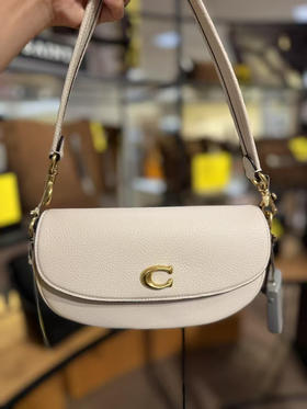 🎗️周年庆💫特价¥2250❗️COACH正价店腋下包🉑斜挎～白色