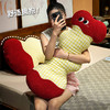 自然醒大眼红苹果云朵长条睡觉抱枕长条夹腿毛绒玩具女生卧室靠枕玩偶娃娃礼物QYL 商品缩略图3