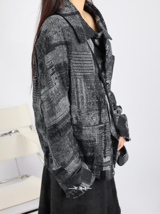 Y's | 灰色提花外套 商品图3