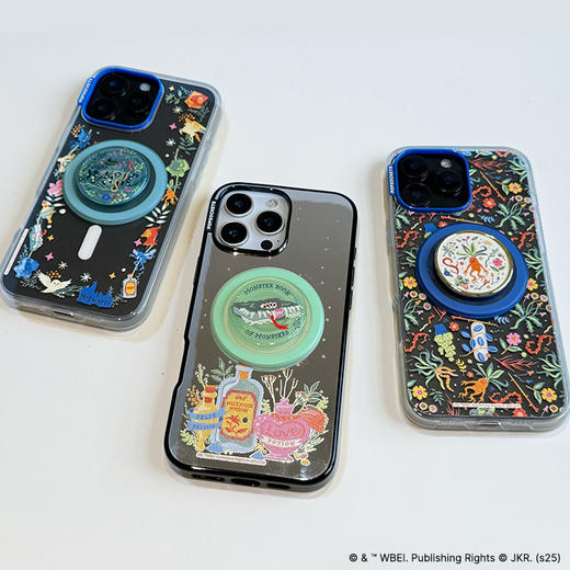 【哈利波特·魔法动植物】曼德拉草·MagSafe圆啪嗒 MAGSAFE磁吸手机气囊支架 Round圆啪嗒系列 Harry Potter 蓝色 商品图1