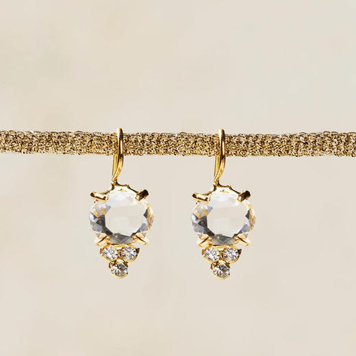 订购8周到｜TATABORELLO-MALVA-锦葵 水晶 耳环［意大利设计师］ 商品图1