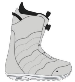 25/26BURTON雪鞋W MINT BOA GRAY CLOUD 商品图0