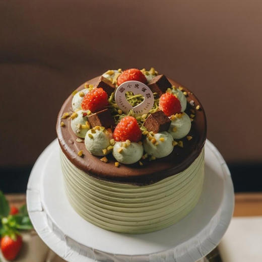 迪拜开心果丝绒巧克力蛋糕 商品图0