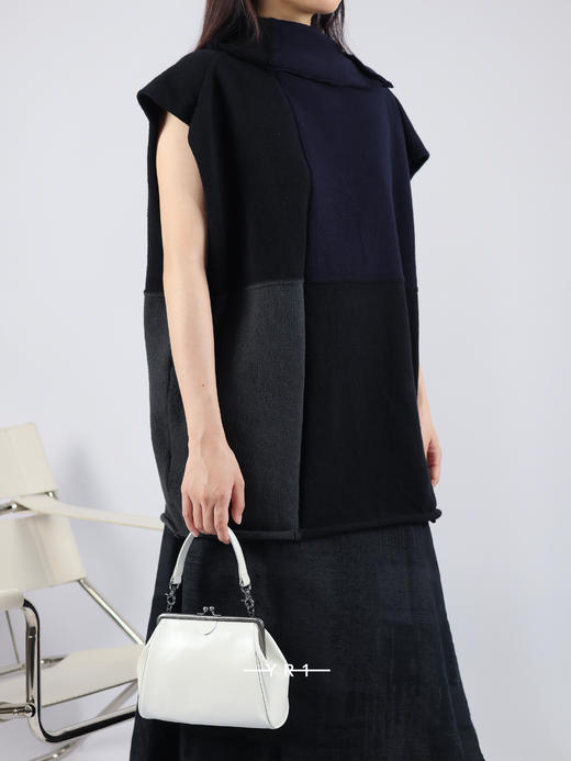 Y's | 拼接棉针织背心 商品图2