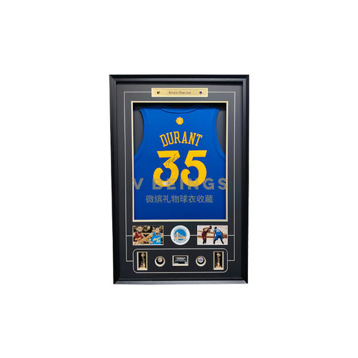 收藏系列 杜兰特 勇士队2016圣诞大战 亲笔签名球衣 商品图0