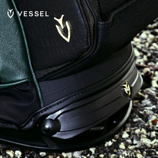 VESSEL PlayerVPro 2025新款 高尔夫球包鳄鱼纹祖母绿支架包男女7格9寸8930125 商品图4