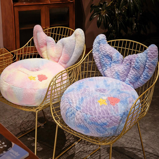 自然醒三维立体PP棉美人鱼圆饼坐垫地上懒人坐墩榻榻米卧室家用阳台飘窗加厚软垫QYL 商品图12
