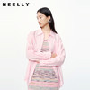 NEELLY纳俪商场同款春新款氛围感粉色减龄长袖衬衫女显白宽松衬衣N25074B04561 商品缩略图0