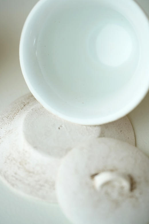 安藤雅信60泥釉盖碗（含托） 商品图5