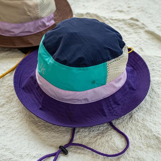 2025山系户外机能撞色渔夫帽！户外运动！透气凉感轻便渔夫帽！遮阳帽防晒帽子女款！ 商品图5
