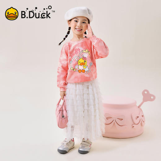 B.Duck小黄鸭童装春秋圆领卫衣110-160 FF3608068 商品图1