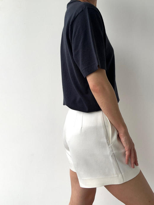 FE｜针织T恤 棉羊绒混纺 [ 黑 / 白 / 藏青 ] 商品图10