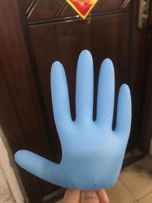 【食品级带资质】一次性丁腈手套 乳胶防油防水 耐酸碱工业维修带资质可出口劳保手套 商品图2