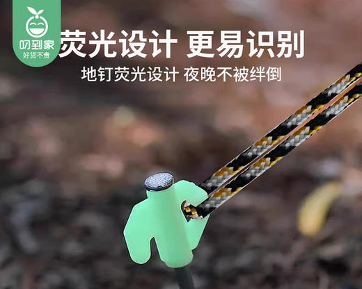 【快递到家】凯速户外露营黑胶蝶形大天幕（300cm*450cm/顶） 商品图5