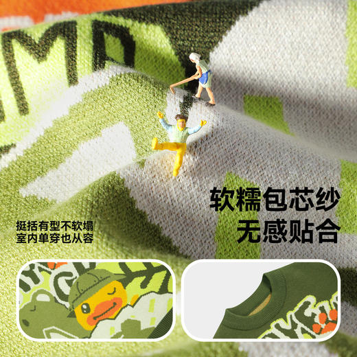 B.Duck小黄鸭童装春秋套头针织衫105-150 BF3612022 商品图2