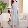 优雅系带休闲，宽松连衣裙YIYIFUS2901XFY 商品缩略图1
